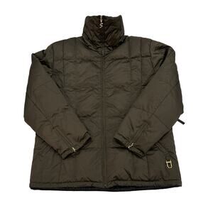 Sonia Bogner Goose Down Puffer Ski Jacket Womens Size 10 Brown Nylon Made in USA